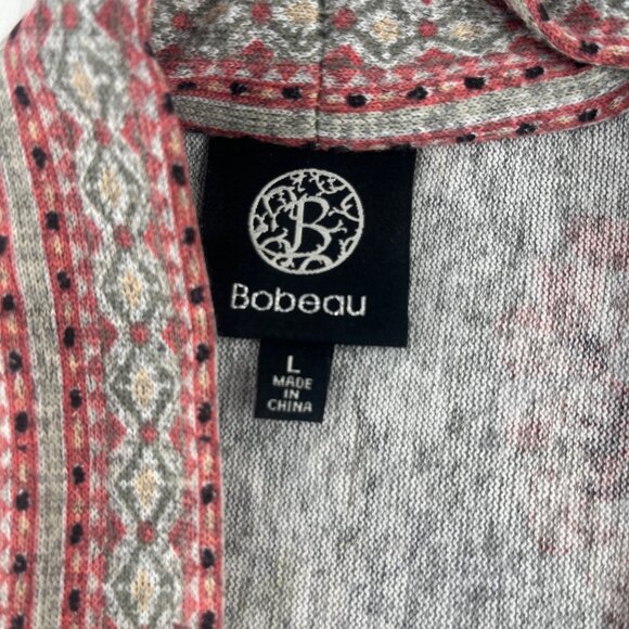 Bobeau Women's Floral Kimono Cardigan Size Large - Picture 3 of 5
